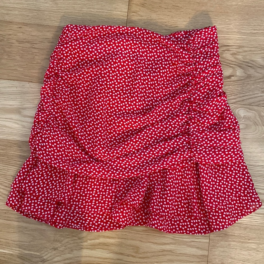 Flouncy Aqua mini with hearts